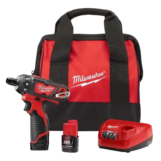 Picture of Milwaukee Electric Tool 2406-22 M12 1/4 Hex 2 Speed Screwdriver Kit